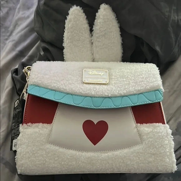 Loungefly White rabbit new with tags